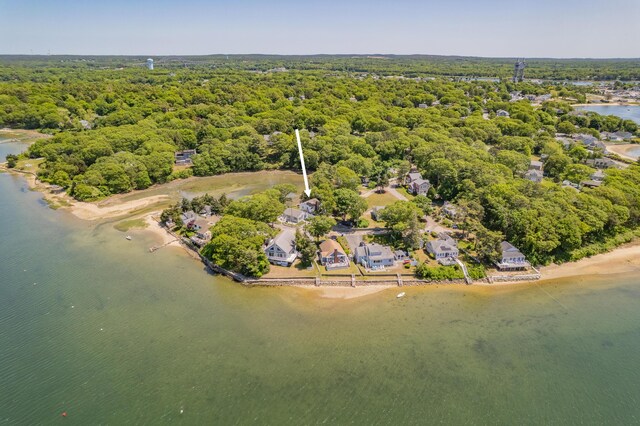 22 Wallace Pt, Buzzards Bay, MA 02532 - bird's eye view of a forest and a large body of water