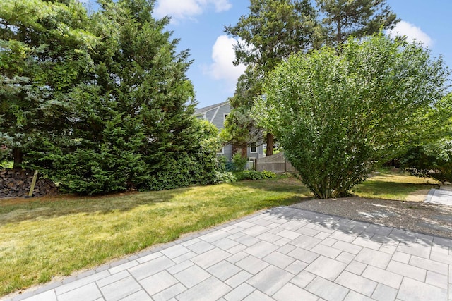 3 Waterside Dr, North Falmouth, MA 02556 - view of yard with a patio area