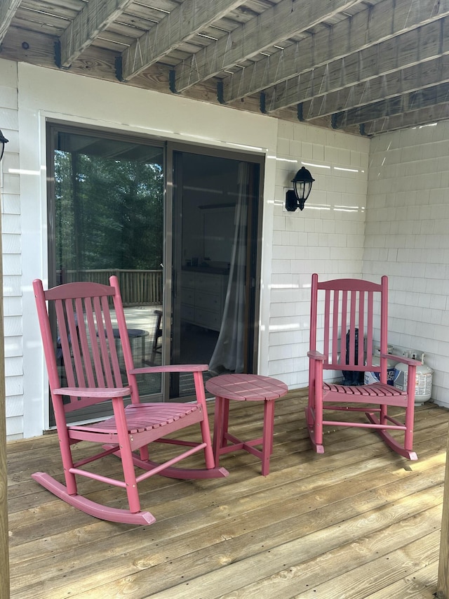 15 Beach St, East Falmouth, MA 02536 - view of wooden deck