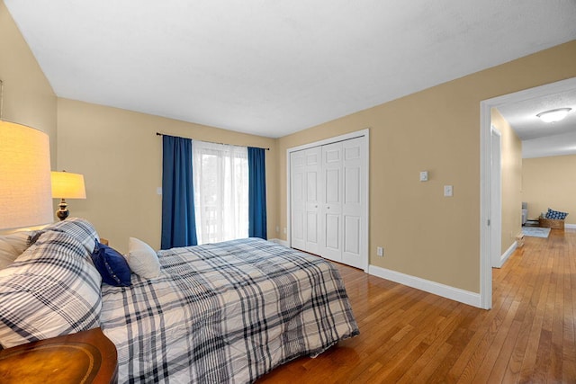 800 Bearses Way Unit 1Wd, Hyannis, MA 02601 - bedroom featuring wood-type flooring and a closet