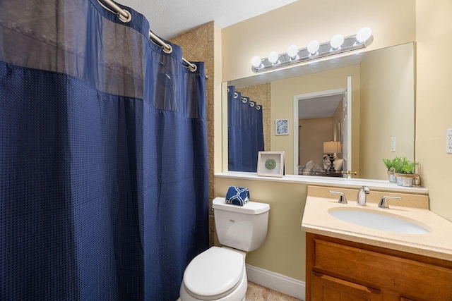 800 Bearses Way Unit 1Wd, Hyannis, MA 02601 - full bath with vanity, a shower with shower curtain, and tile patterned flooring