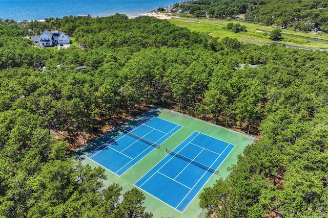 view of sport court