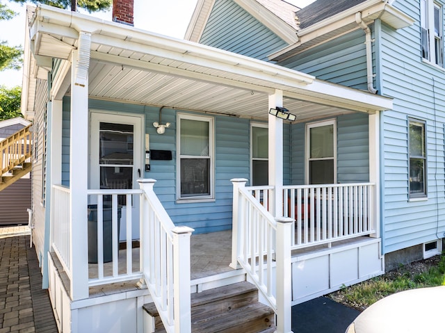 352 Bishop St, Framingham, MA 01702 - property entrance featuring covered porch