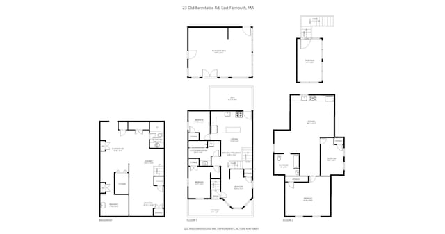 23 Old Barnstable Rd, East Falmouth, MA 02536 - plan
