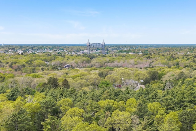 13 Laurel Hill Ct, Bourne, MA 02532 - aerial overview of property's location with a forest