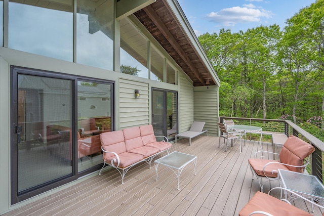128 Whippoorwill Cir, Mashpee, MA 02649 - view of wooden deck