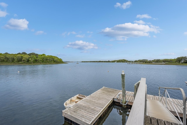 128 Whippoorwill Cir, Mashpee, MA 02649 - dock area with a water view