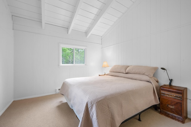 128 Whippoorwill Cir, Mashpee, MA 02649 - carpeted bedroom with baseboards and wood ceiling