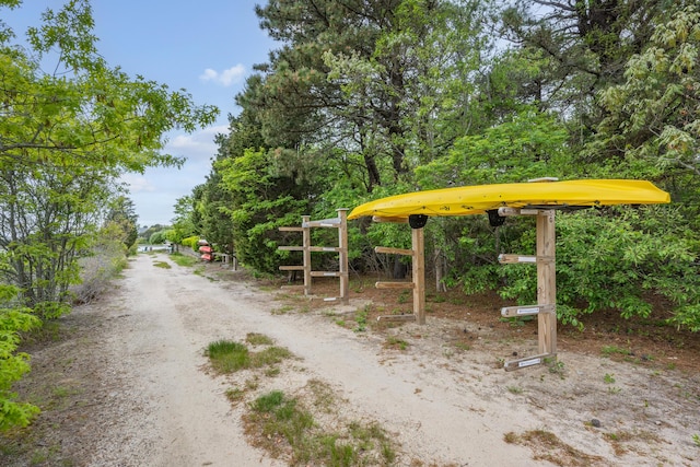 128 Whippoorwill Cir, Mashpee, MA 02649 - view of dirt / gravel road
