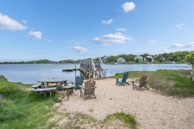 128 Whippoorwill Cir, Mashpee, MA 02649 - dock with a water view