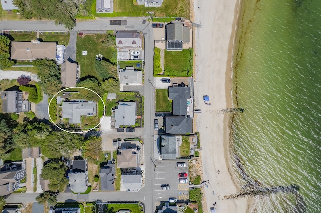 5 Highland Ln, Harwich Port, MA 02646 - aerial view of property's location featuring a nearby body of water and nearby suburban area