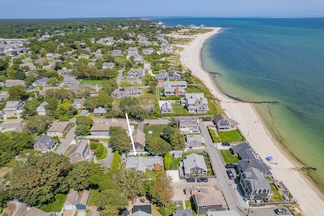 5 Highland Ln, Harwich Port, MA 02646 - aerial view of property's location with expansive beach and nearby suburban area
