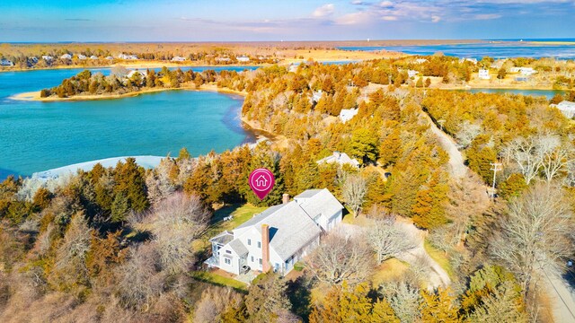 46 Freeman Ln, Orleans, MA 02653 - aerial view of a nearby body of water