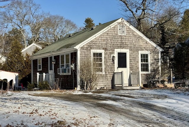 view of bungalow