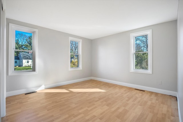 4 Inkberry Cir, Sandwich, MA 02563 - spare room with light wood-style floors, baseboards, and visible vents