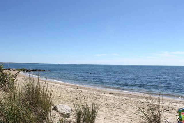 property view of water with a view of the beach