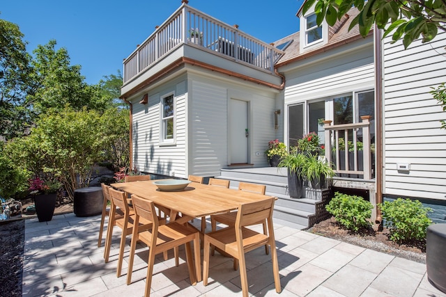 3 Carver Ct, Provincetown, MA 02657 - patio / terrace featuring a patio area and outdoor dining area