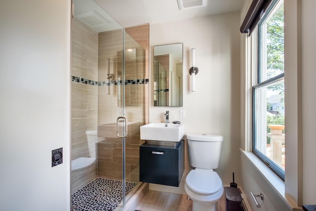 3 Carver Ct, Provincetown, MA 02657 - bathroom featuring a stall shower and vanity