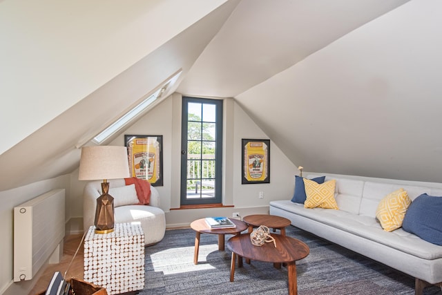 3 Carver Ct, Provincetown, MA 02657 - living area with lofted ceiling and heating unit