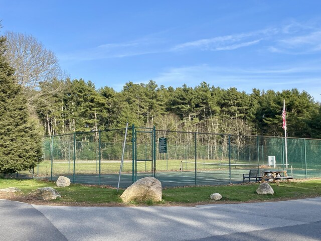 100 Parkwood Dr, Wareham, MA 02571 - view of sport court with fence