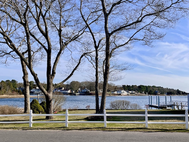 100 Parkwood Dr, Wareham, MA 02571 - property view of water featuring fence