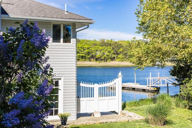 818 S Main St, Centerville, MA 02632 - dock area featuring a water view