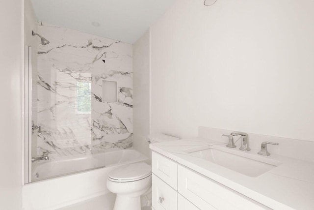 2 Little Cove Ln, Orleans, MA 02653 - full bath with vanity,  shower combination, and toilet