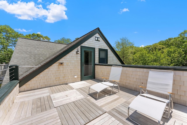 23 Crowell Ln, Tisbury, MA 02568 - view of wooden deck