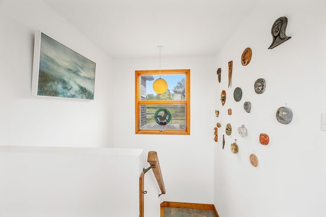 5 Great Hills Rd, Truro, MA 02666 - hallway featuring an upstairs landing and baseboards