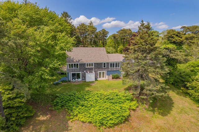 9 Bettys Path, Chatham, MA 02633 - view of yard with a water view