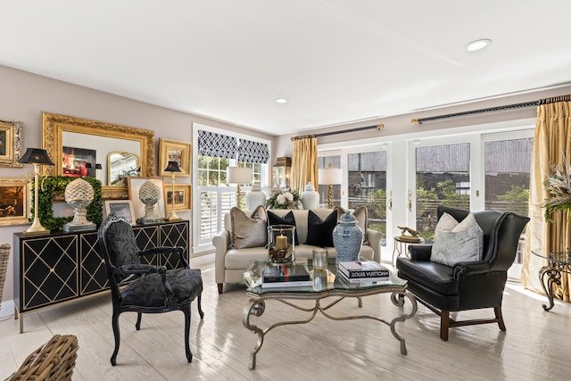 15 Sylvan Way S, Chatham, MA 02659 - living area with wood finished floors and recessed lighting