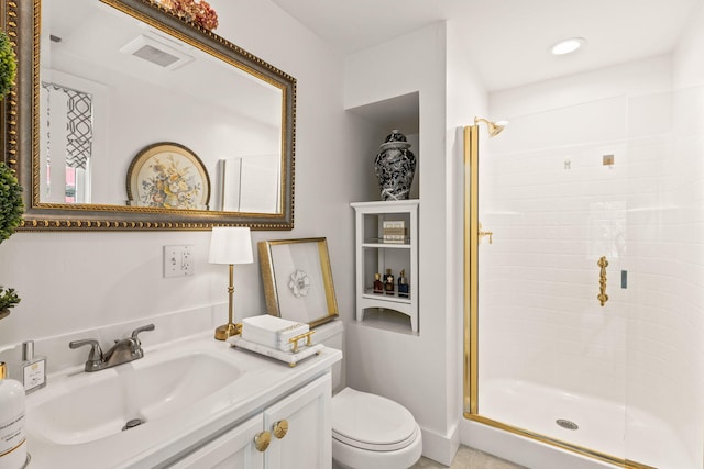 15 Sylvan Way S, Chatham, MA 02659 - full bathroom featuring toilet, a shower stall, and vanity