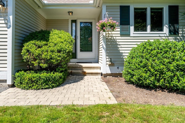 view of entrance to property