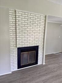 37 Washington Park, Carver, MA 02330 - detailed view of a fireplace and wood finished floors