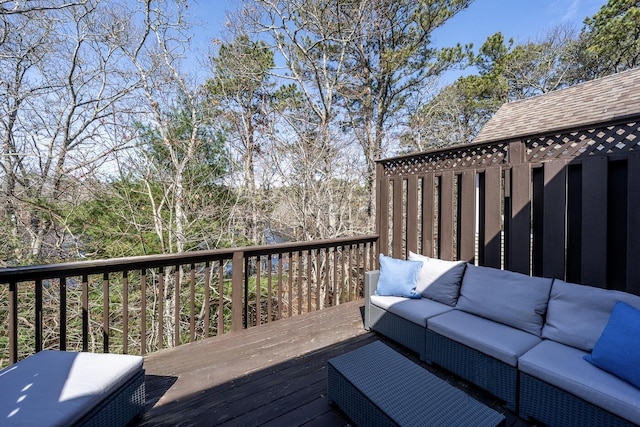 7 Sea Spray Ave, Mashpee, MA 02649 - deck with an outdoor hangout area