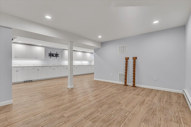 26 Sandy Meadow Way, Eastham, MA 02642 - finished below grade area featuring light wood-style floors and recessed lighting