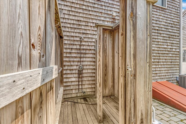 26 Sandy Meadow Way, Eastham, MA 02642 - exterior view of a bulkhead entry