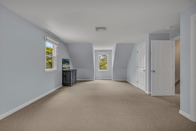 26 Sandy Meadow Way, Eastham, MA 02642 - unfurnished living room featuring carpet flooring, plenty of natural light, and lofted ceiling
