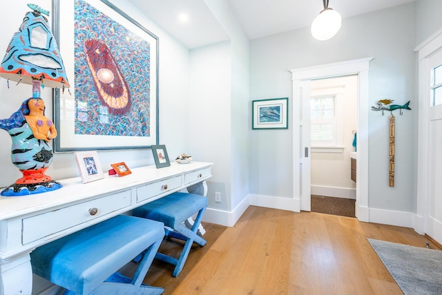585 Santuit Rd, Cotuit, MA 02635 - home office featuring light wood-style floors and plenty of natural light