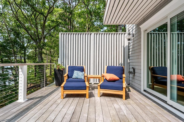 585 Santuit Rd, Cotuit, MA 02635 - view of wooden deck