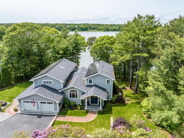 585 Santuit Rd, Cotuit, MA 02635 - view of subject property featuring a large body of water and a tree filled landscape