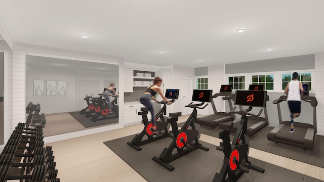 533 Woods Hole Rd Unit E301, Woods Hole, MA 02543 - workout area featuring recessed lighting