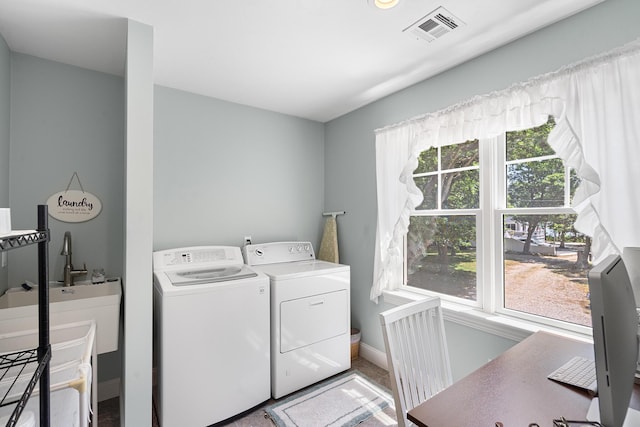 10 Stanley Rd, Mashpee, MA 02649 - laundry room with washing machine and dryer and a desk