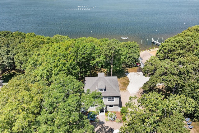 10 Stanley Rd, Mashpee, MA 02649 - aerial view of property and surrounding area featuring a large body of water
