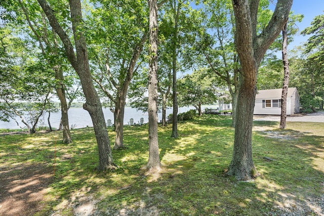 10 Stanley Rd, Mashpee, MA 02649 - view of grassy yard with a water view