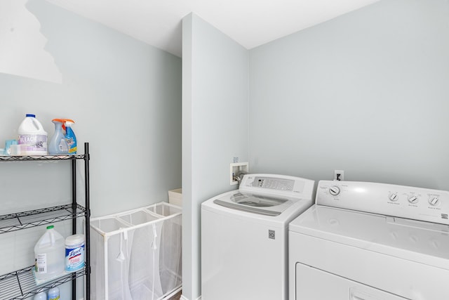10 Stanley Rd, Mashpee, MA 02649 - laundry room featuring separate washer and dryer