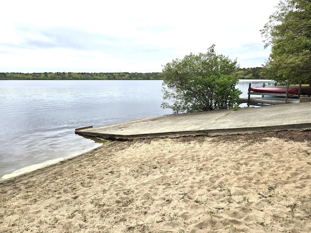 21 High Point Dr, Brewster, MA 02631 - water view featuring a boat ramp and a boat dock