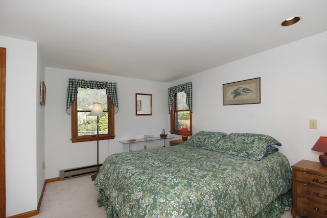 21 High Point Dr, Brewster, MA 02631 - carpeted bedroom featuring baseboard heating and baseboards
