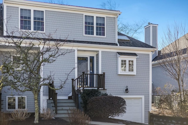 front facade featuring a garage