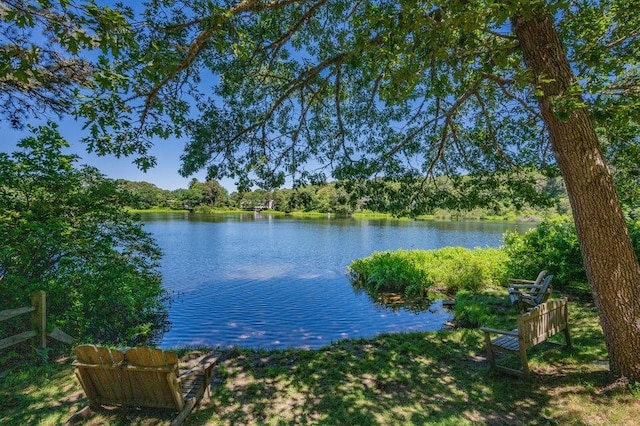 view of water feature